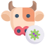 Virus Transmission Flat icon 64x64